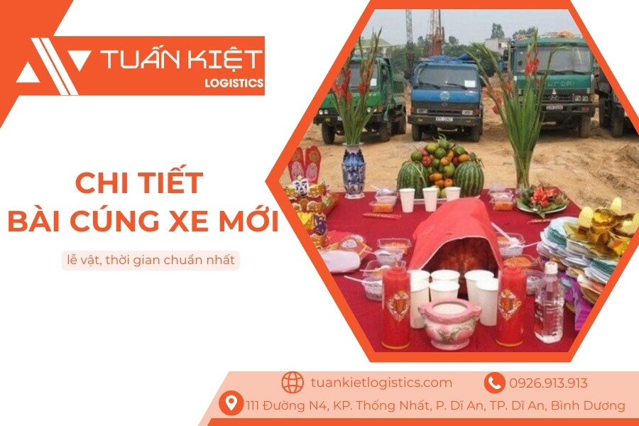Chi tiết bài cúng xe mới
