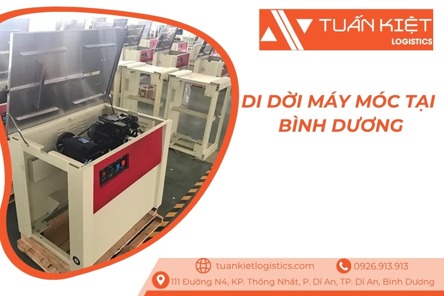 Di dời máy móc tại Bình Dương