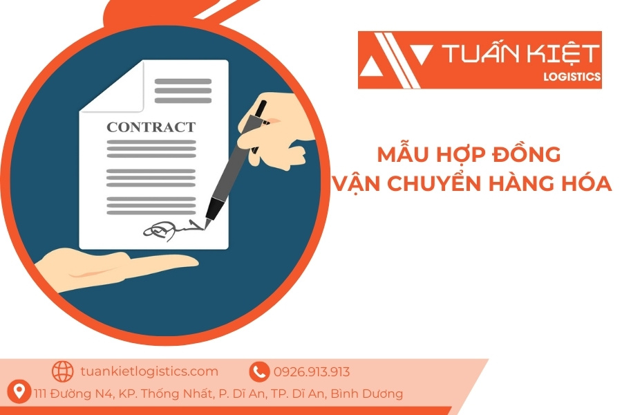 Mẫu hợp đồng vận chuyển hàng hóa