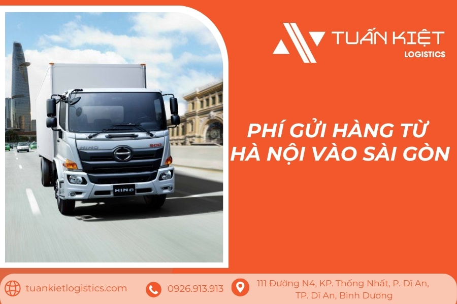 Phí gửi hàng từ Hà Nội vào Sài Gòn