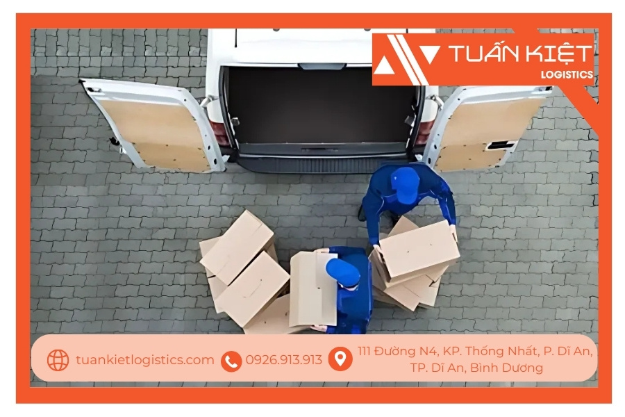 Quy trình thuê xe tải chở đồ về quê
