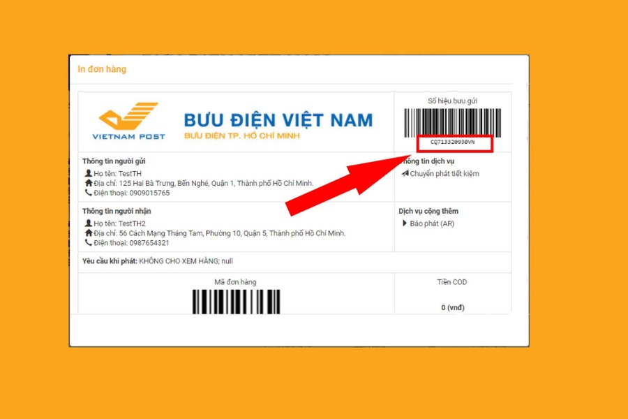 Vietnam Post tra cứu vận đơn