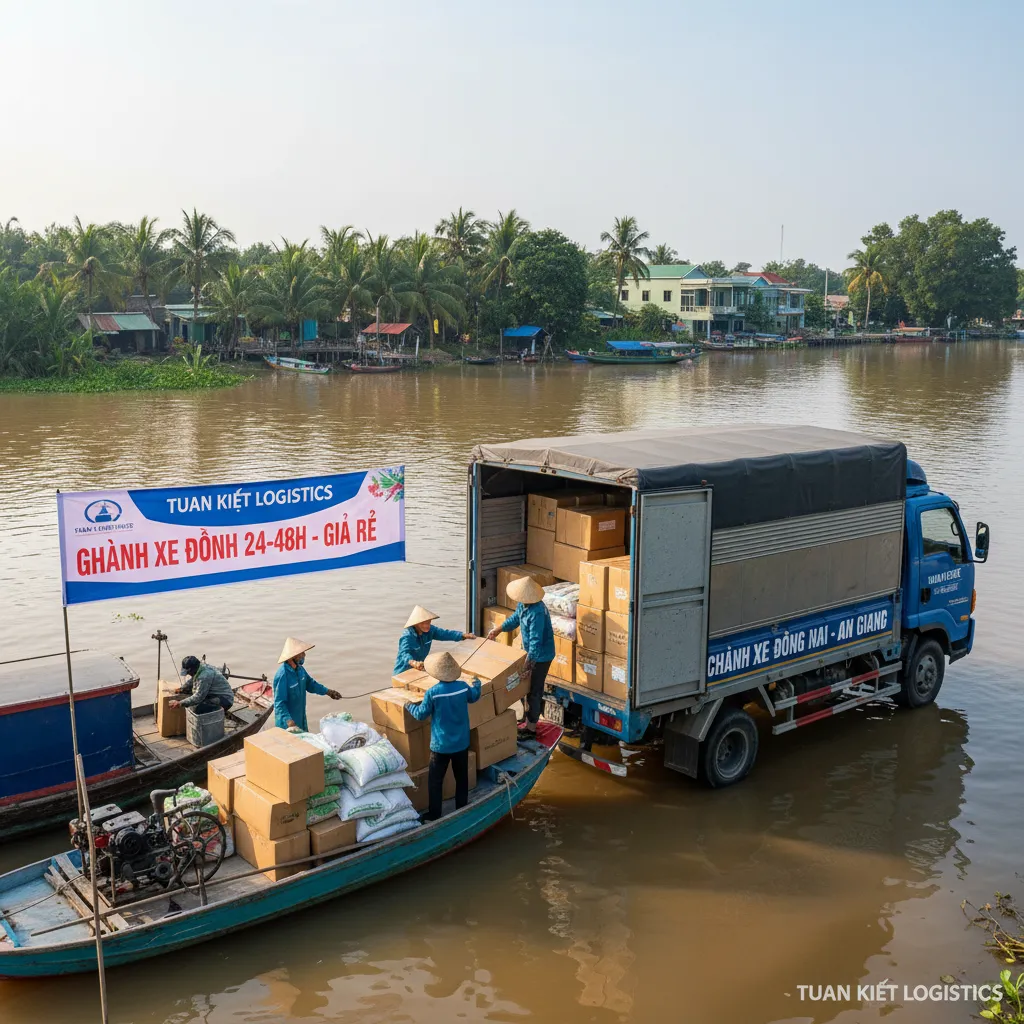 Giao hàng đường sông An Giang