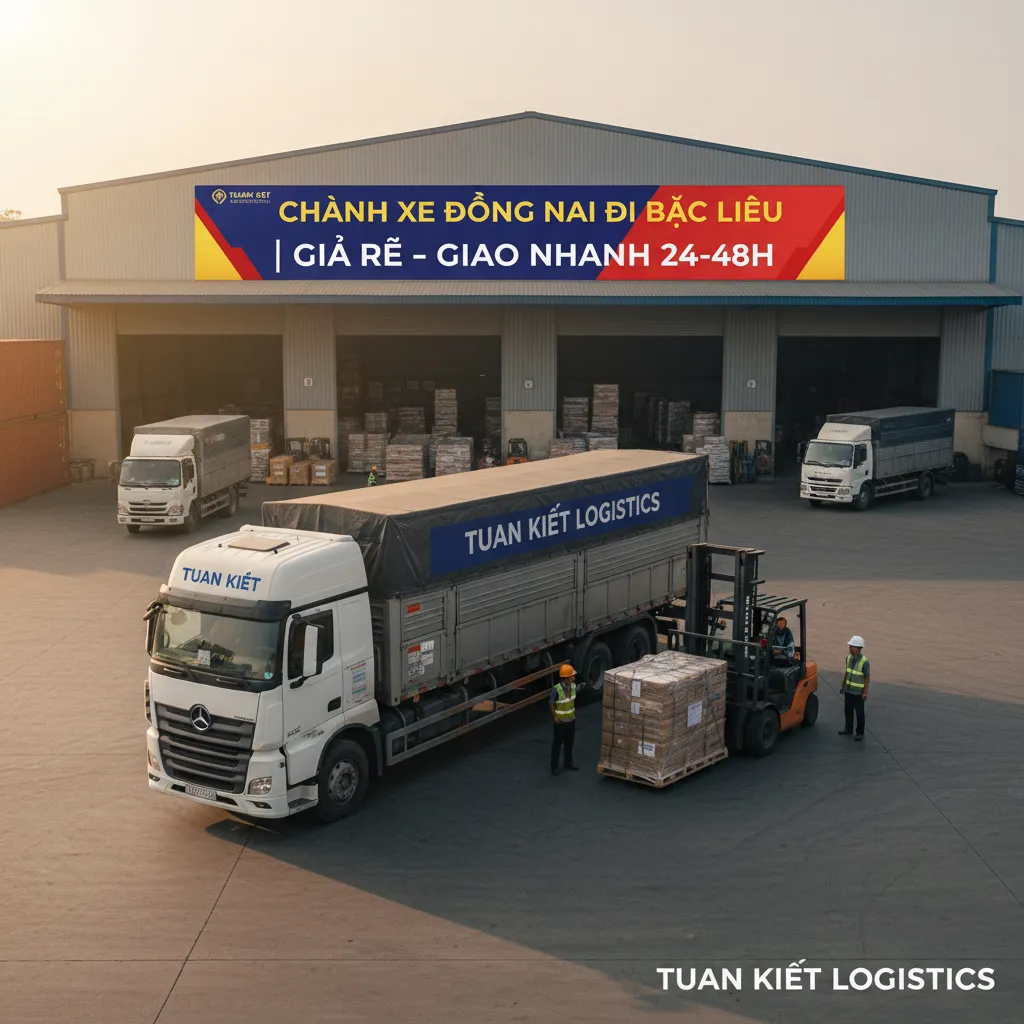 Chành xe Đồng Nai Bạc Li Liêu