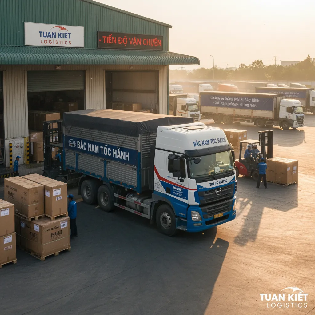 1. Xe tải Bắc Nam tốc hành