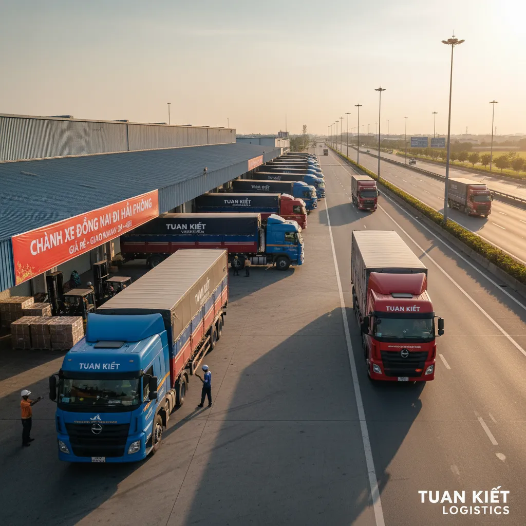 Đội xe vận chuyển đường dài