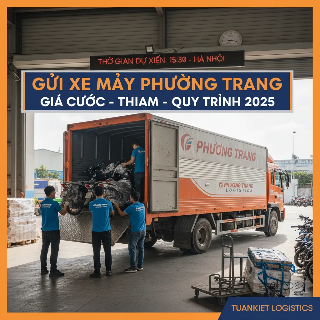 Thời gian gửi xe máy Phương Trang