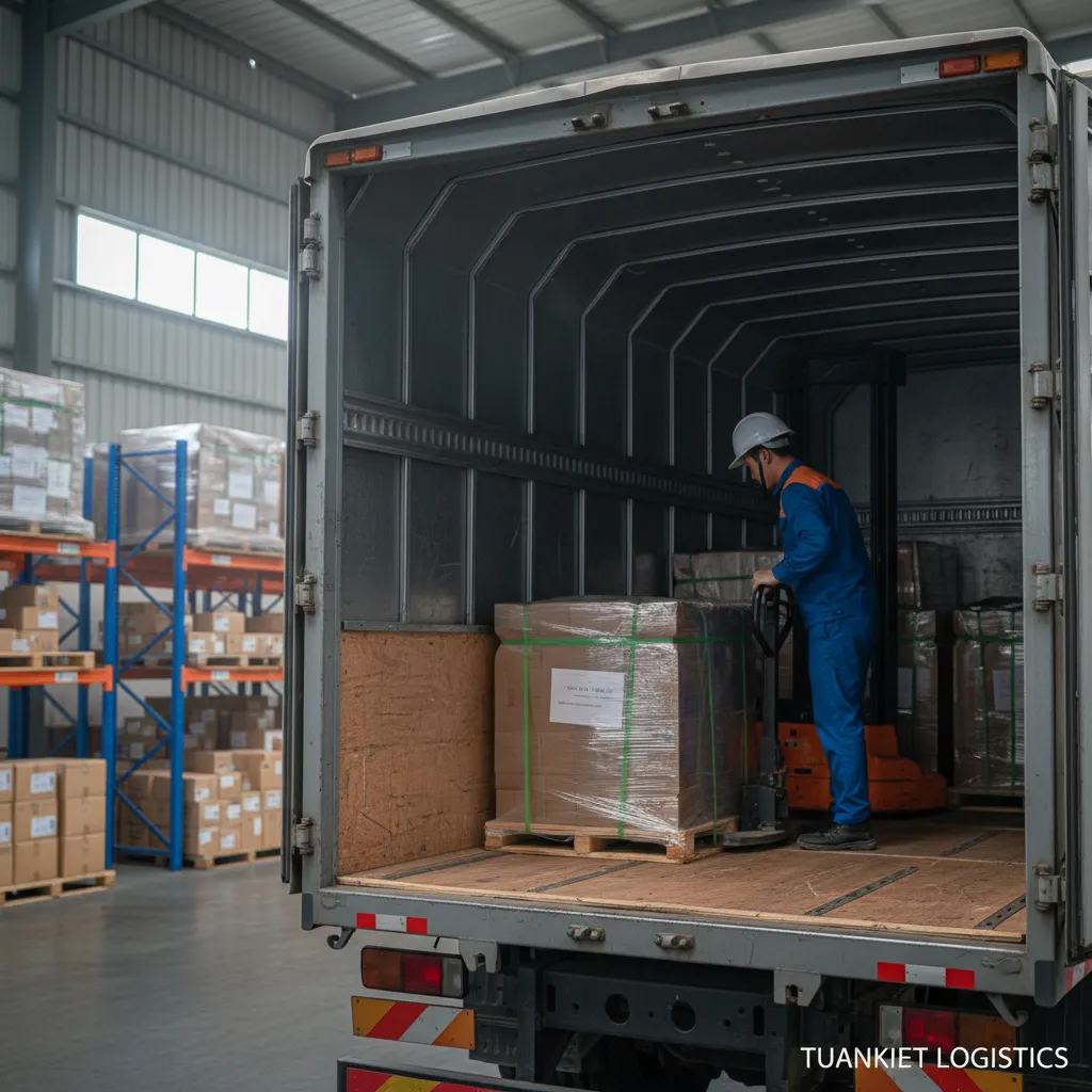 Chi tiết kết cấu thùng 12T