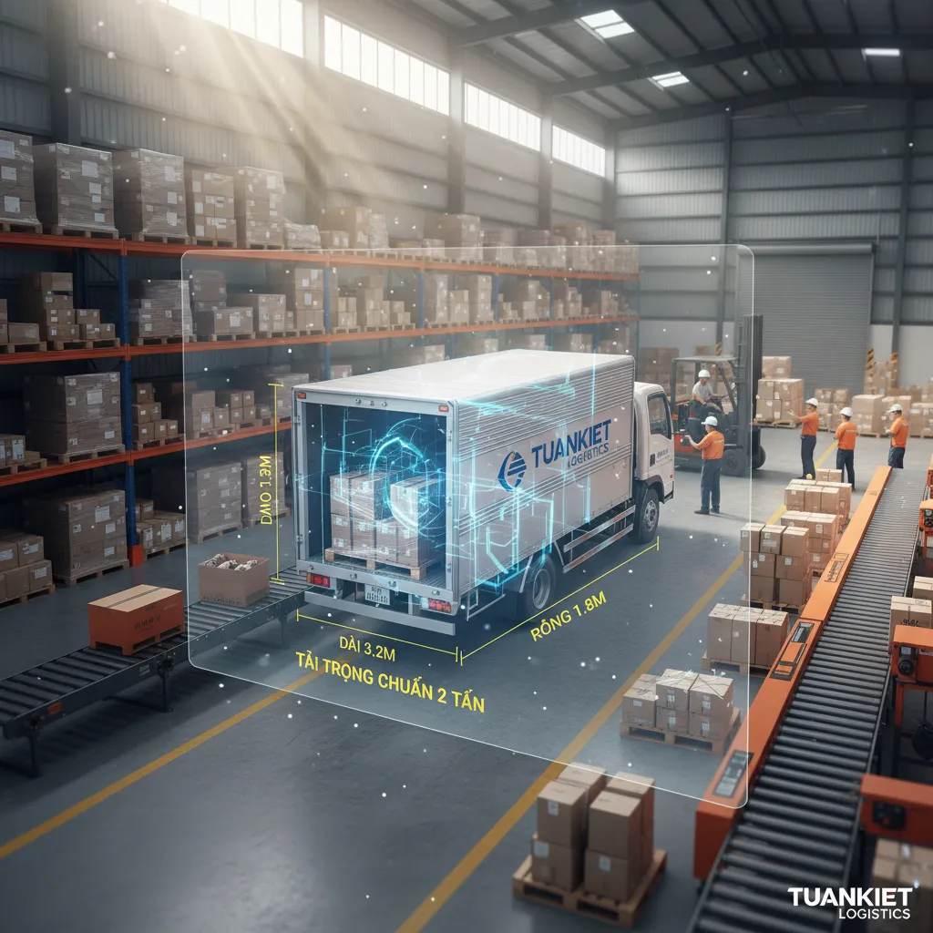 Kích Thước Thùng Xe Tải 2 Tấn Chuẩn 2025 | Thông Số Thực Tế Kích Thước Thùng Xe Tải 2 Tấn Chuẩn 2025 | Thông Số Thực Tế