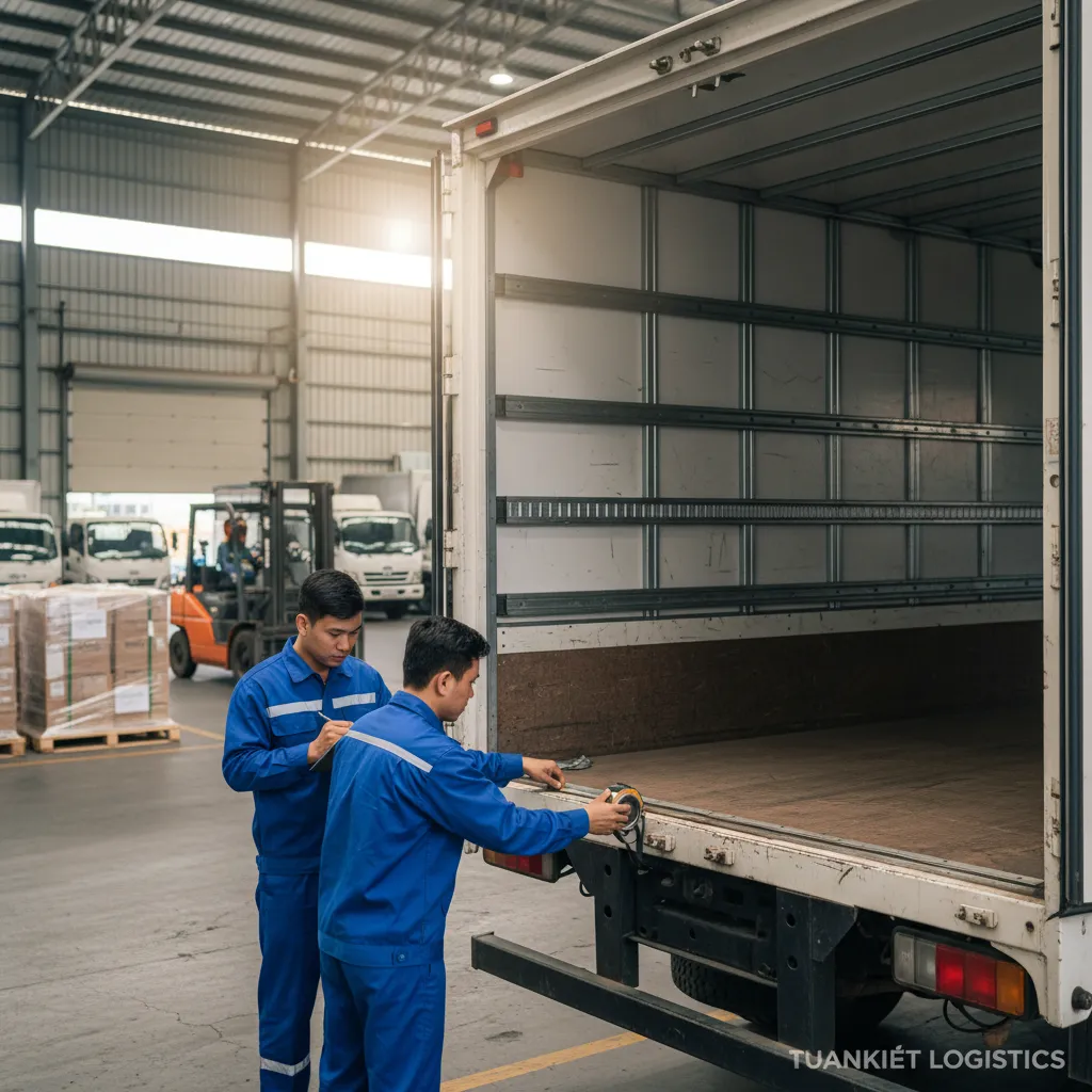 3. Chi tiết đo đạc thùng xe 4 tấn