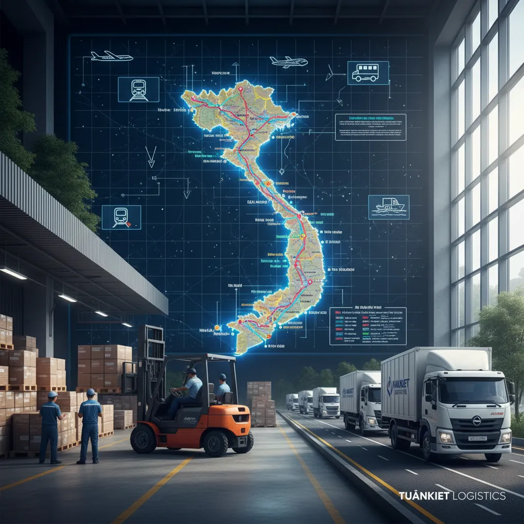 Bản đồ logistics Việt Nam