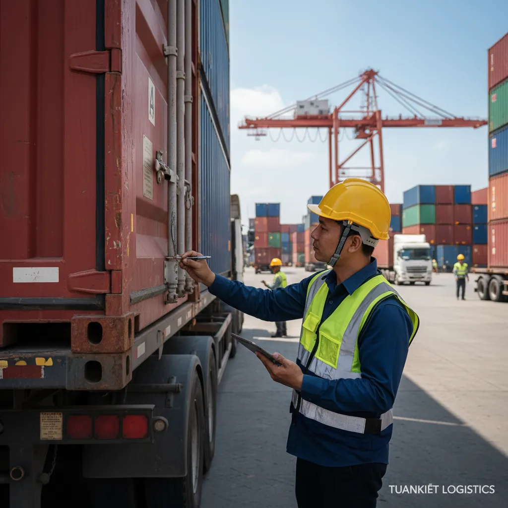 Kiểm tra niêm phong container