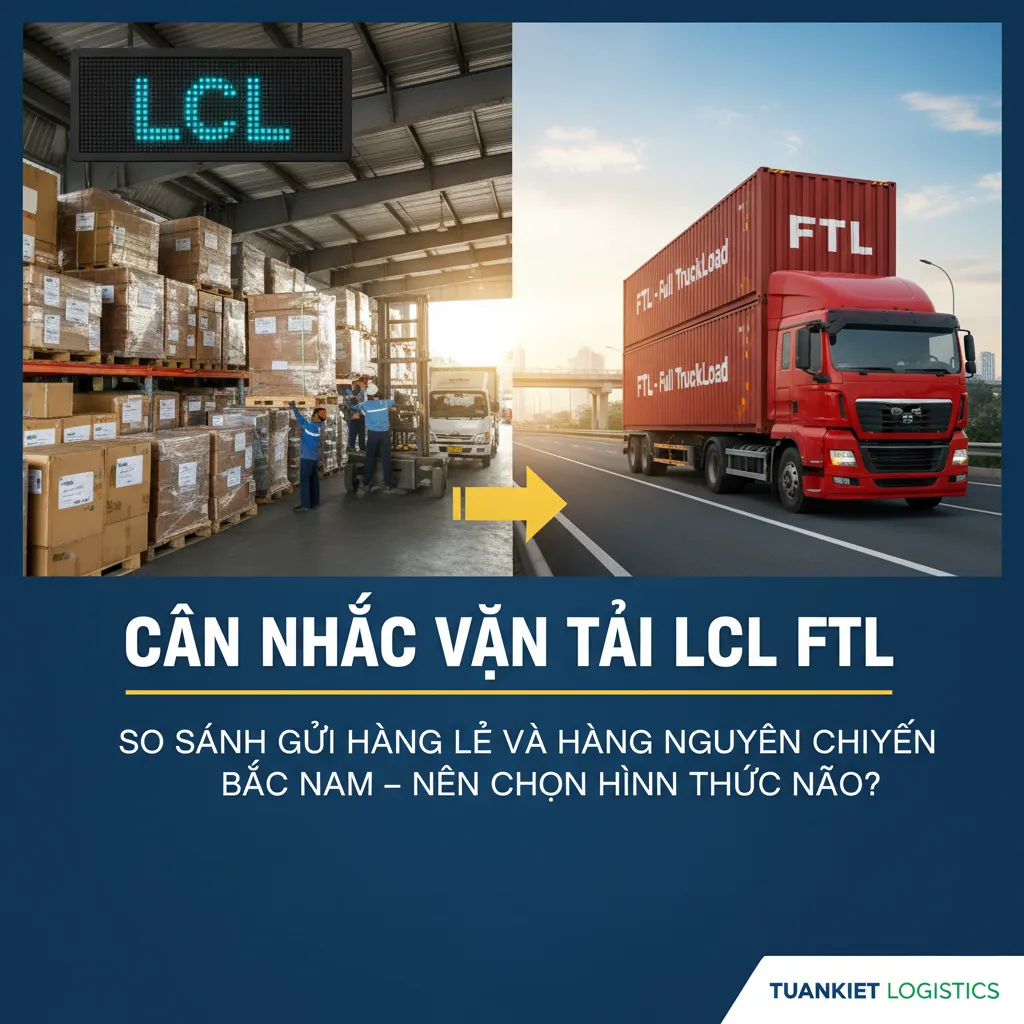 1. Cân Nhắc Vận Tải LCL FTL
