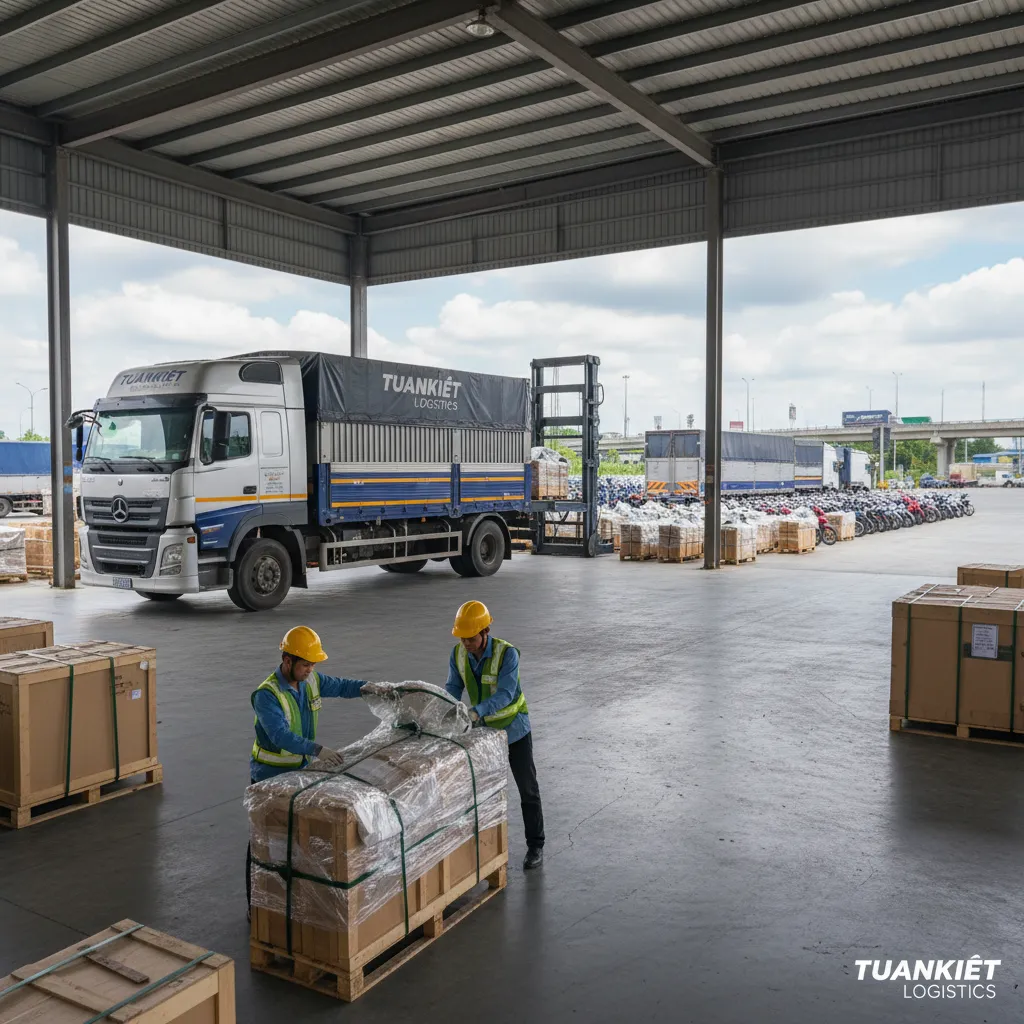 Quy trình gửi xe máy qua bưu điện